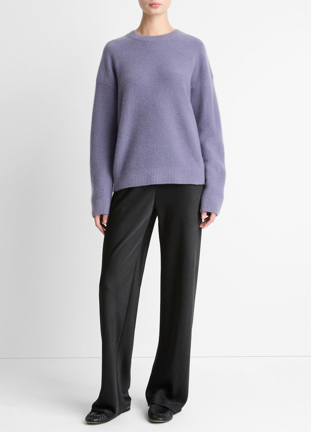 VINCE Plush Cashmere Crew Neck Sweater in Crew Neck