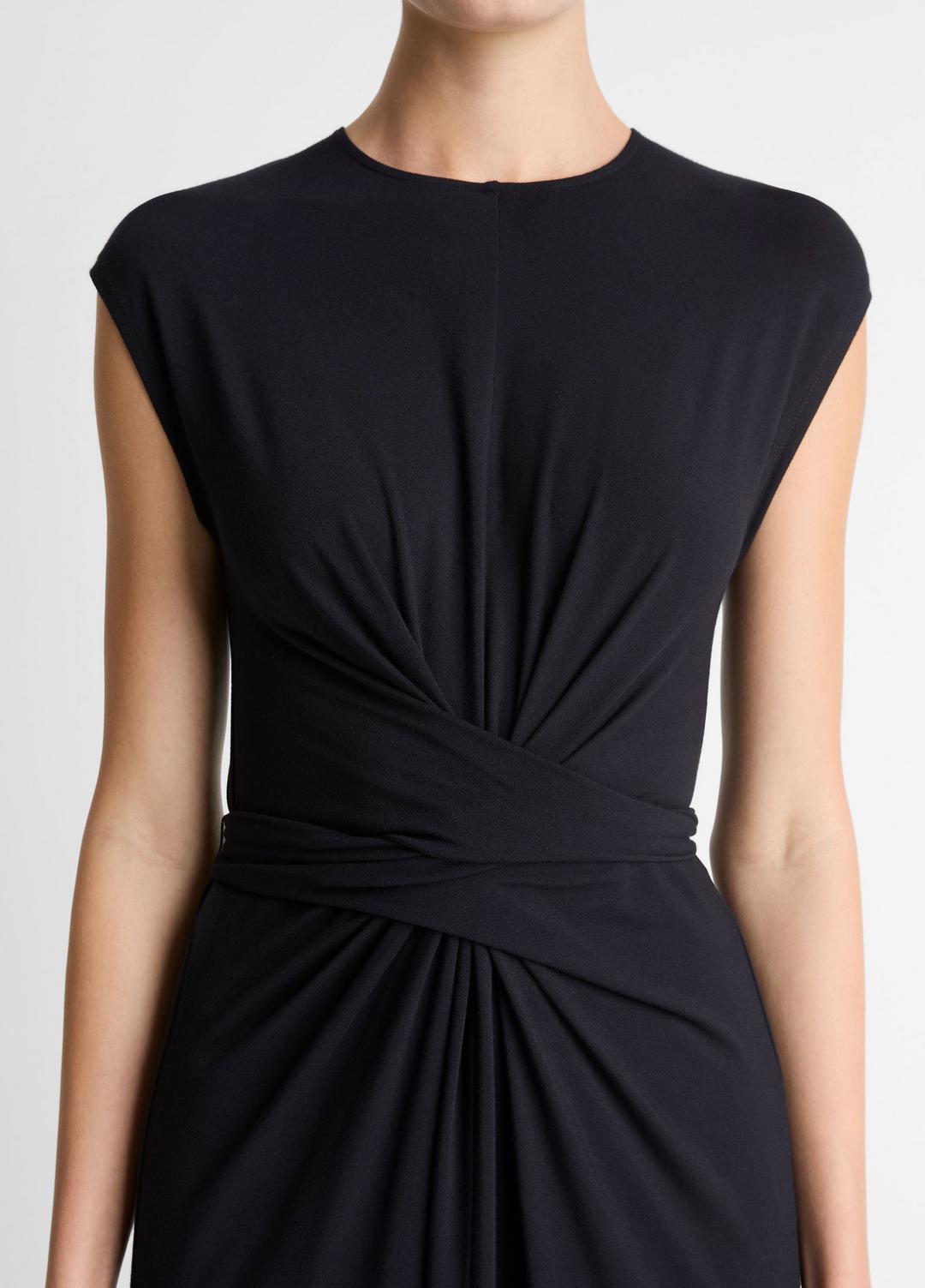 VINCE Jersey Wrap Midi Dress in Dresses