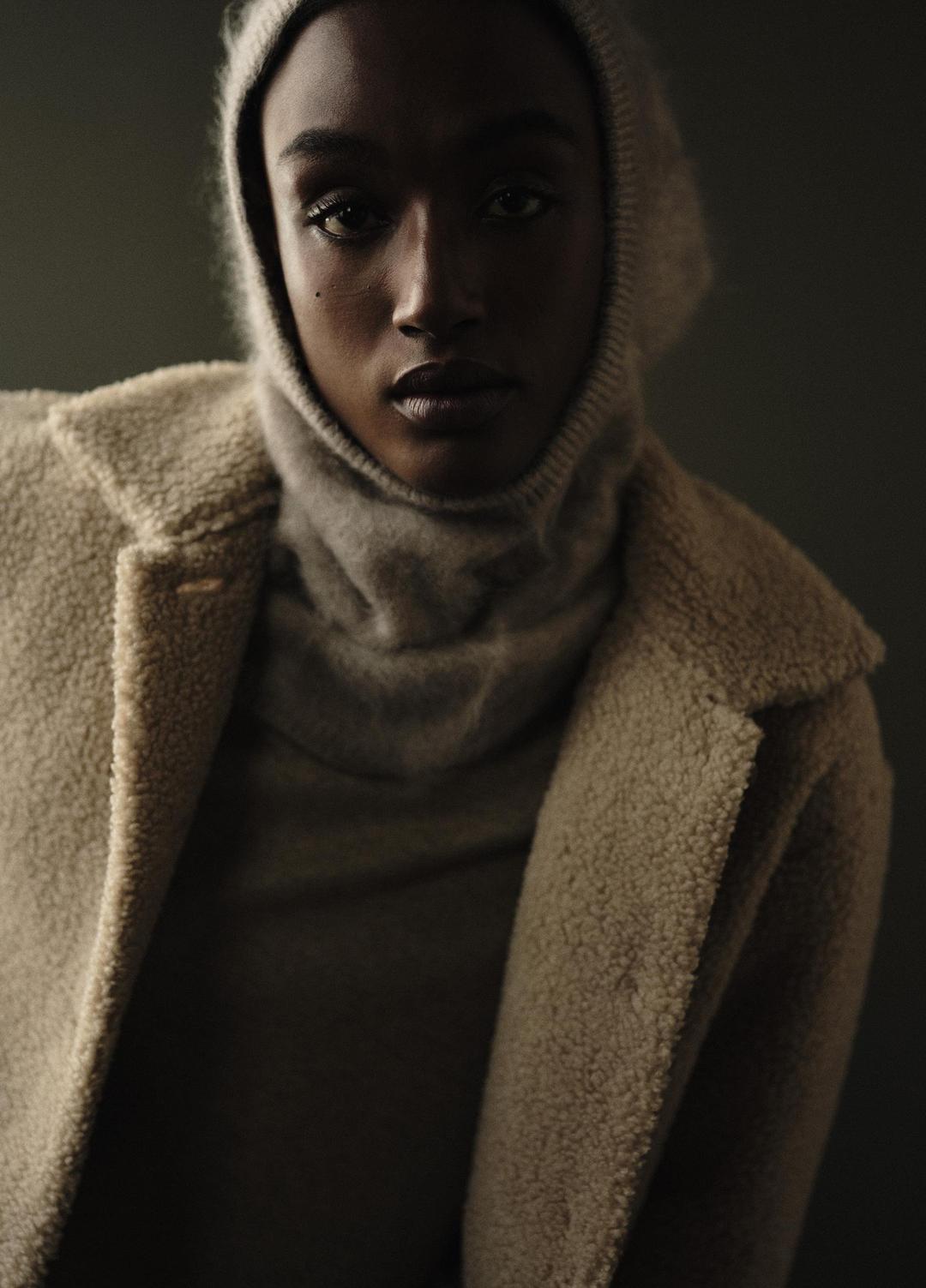 VINCE Collared Sherpa Jacket in Jackets