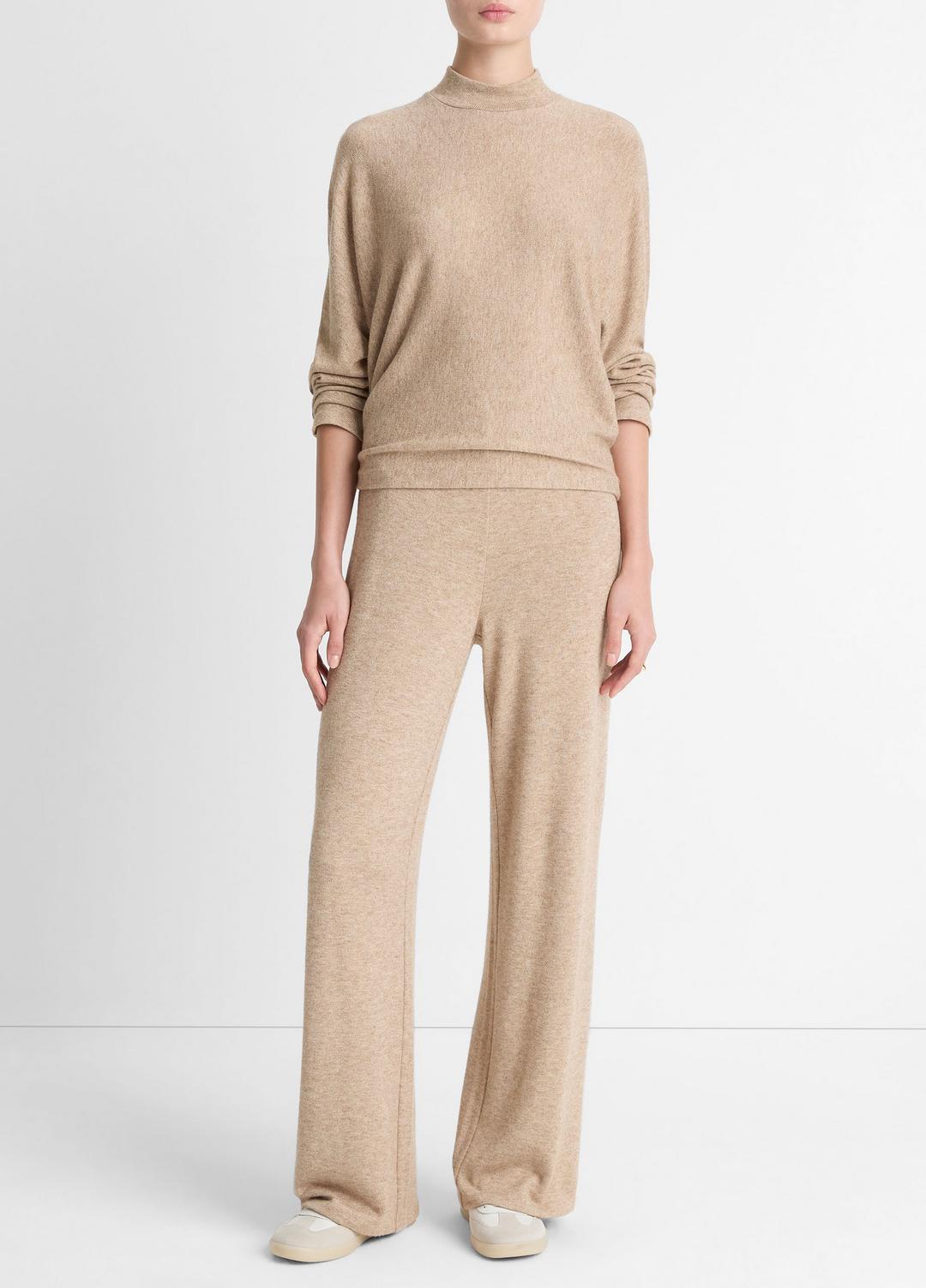 VINCE Cozy Dolman-Sleeve Mock-Neck Top in Long Sleeve