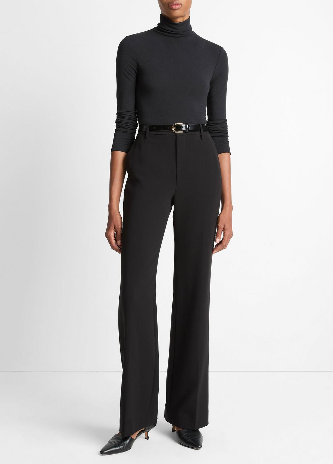 VINCE Essential Long-Sleeve Turtleneck Top in Long Sleeve