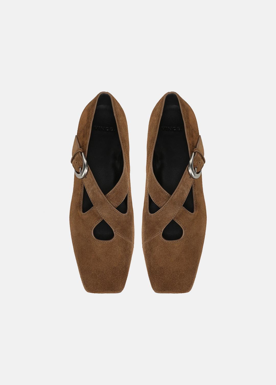 VINCE Cici Suede Flat in Loafers & Flats