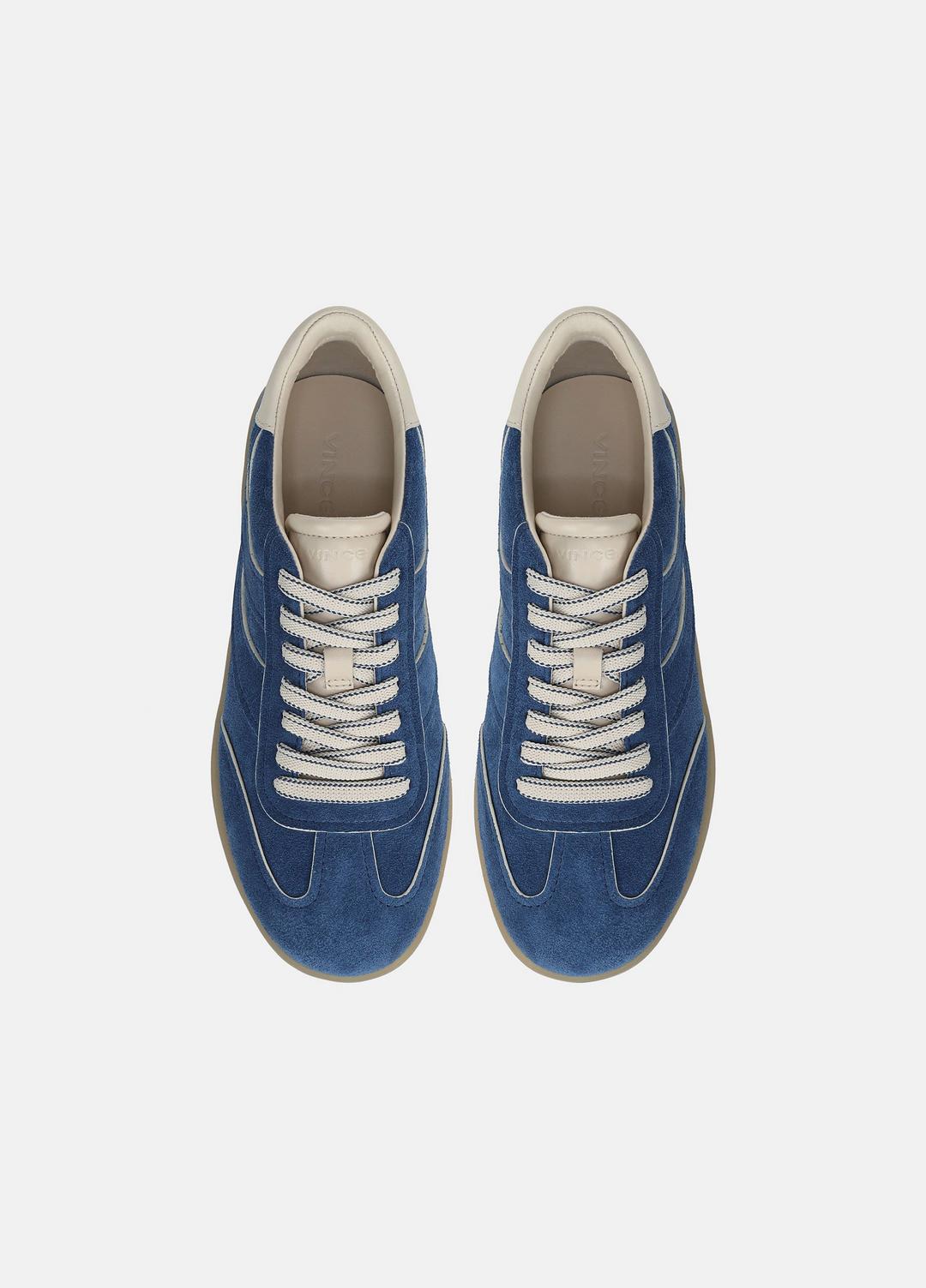 VINCE Oasis Contrast-Edge Suede Sneaker in Sneakers
