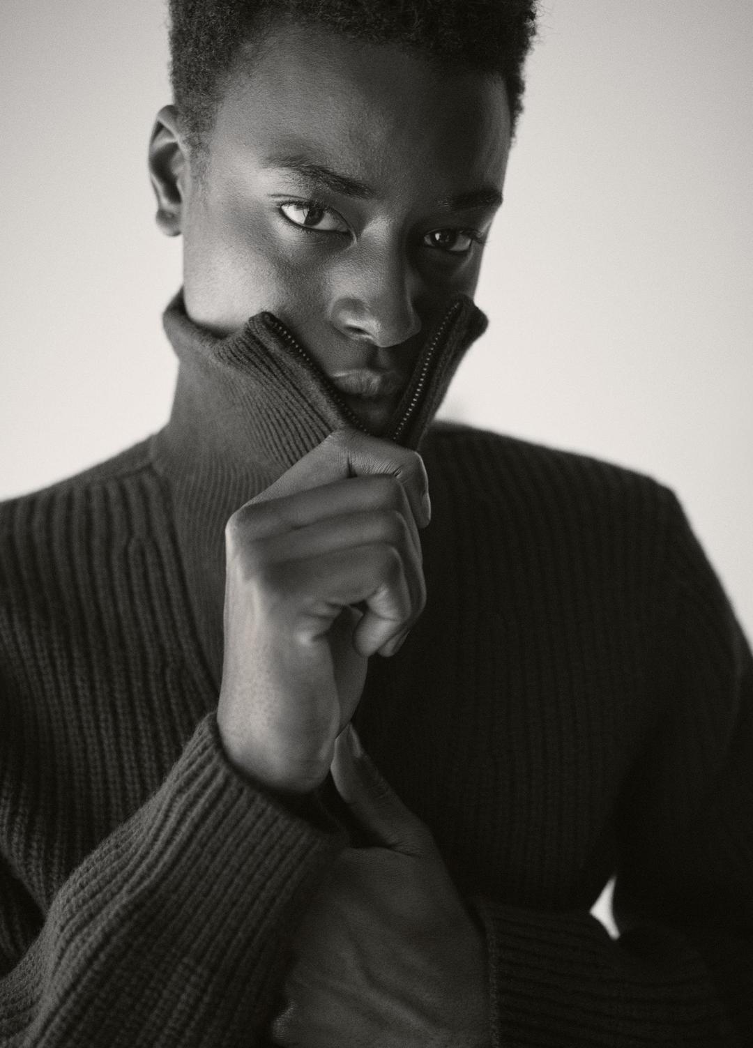 VINCE Heirloom Shaker Wool-Cashmere Quarter-Zip Sweater in Quarter Zip