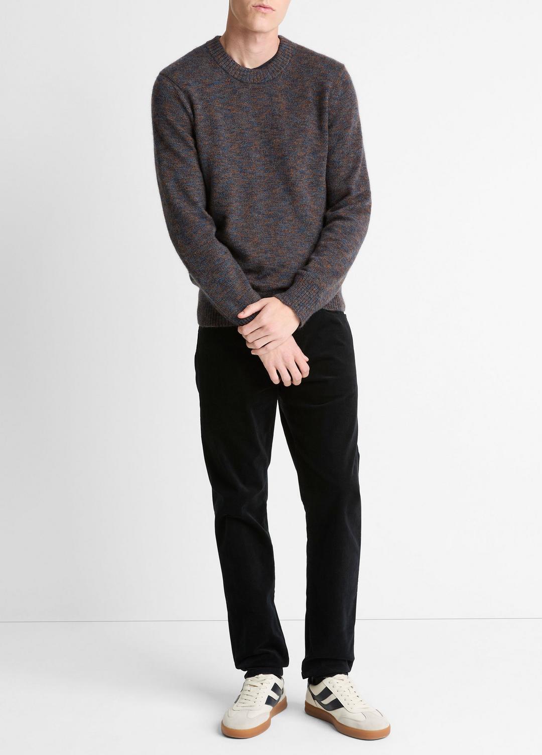 VINCE Multi-Mix Alpaca-Merino Wool Sweater in Crew Neck