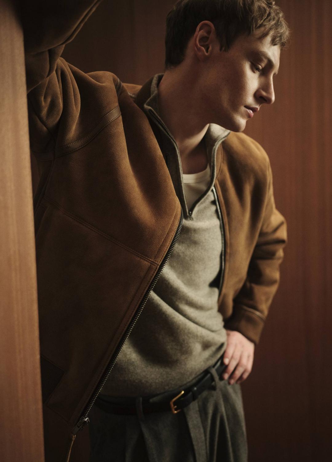 VINCE Cashmere Quarter-Zip Sweater in Quarter Zip
