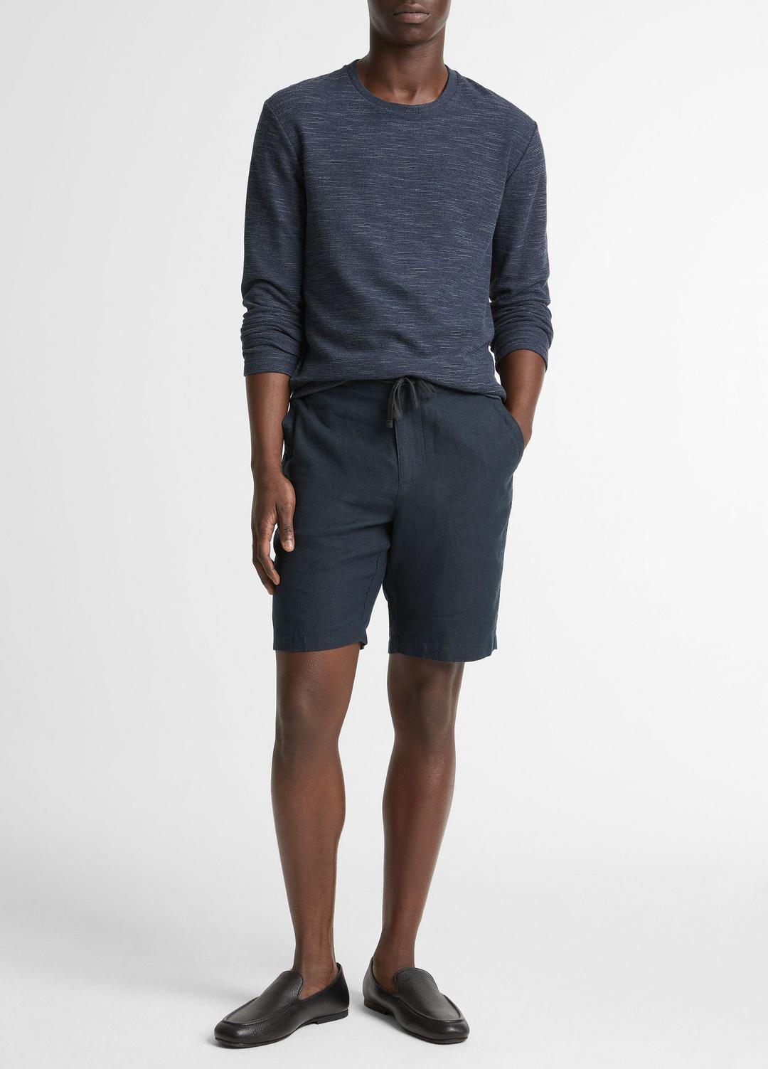 VINCE Double-Knit Cotton-Blend Long-Sleeve Shirt in Long Sleeve
