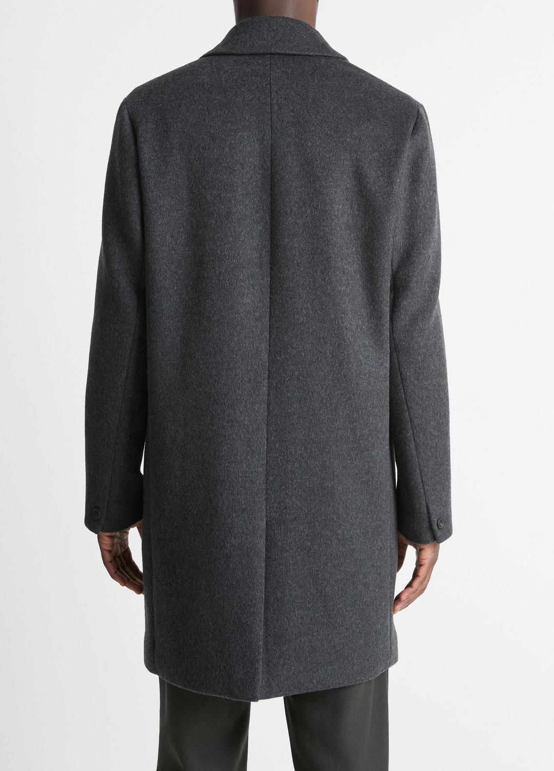 VINCE Classic Italian Wool-Blend Coat in Jackets & Outerwear