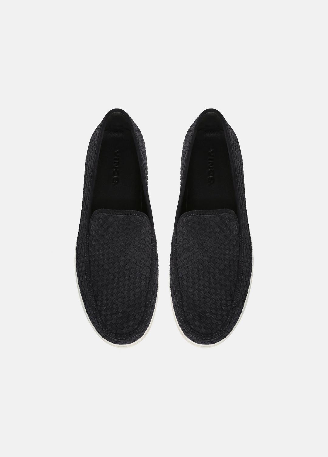 VINCE Sonoma Woven Suede Loafer in Loafers