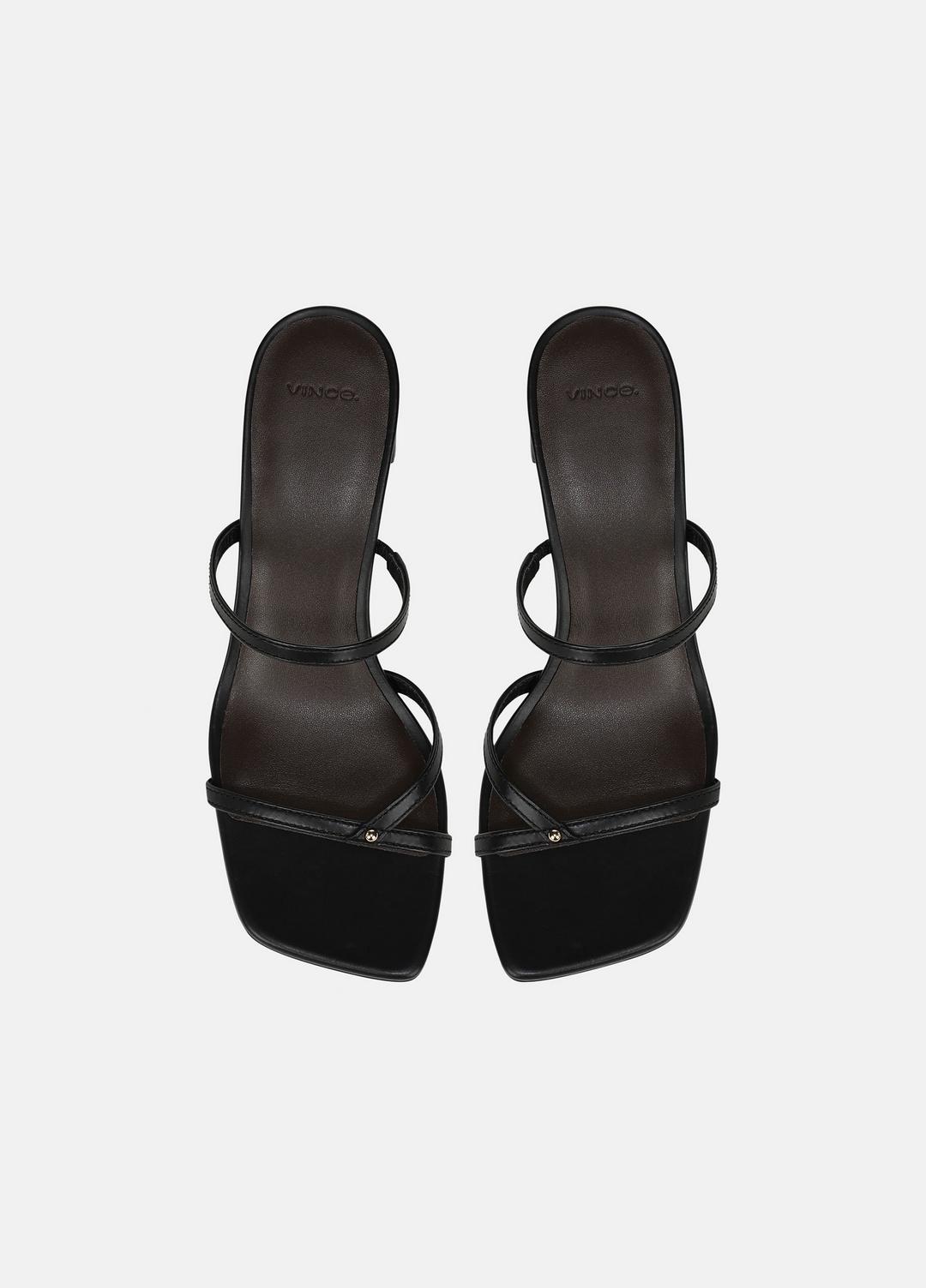 VINCE Ona Leather Heeled Sandal in Shoes
