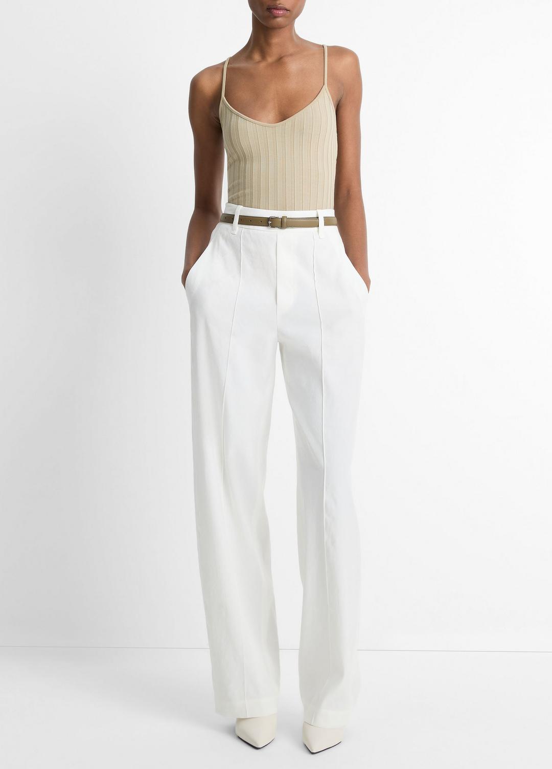VINCE Ribbed V-Neck Camisole in Shirts & Tees