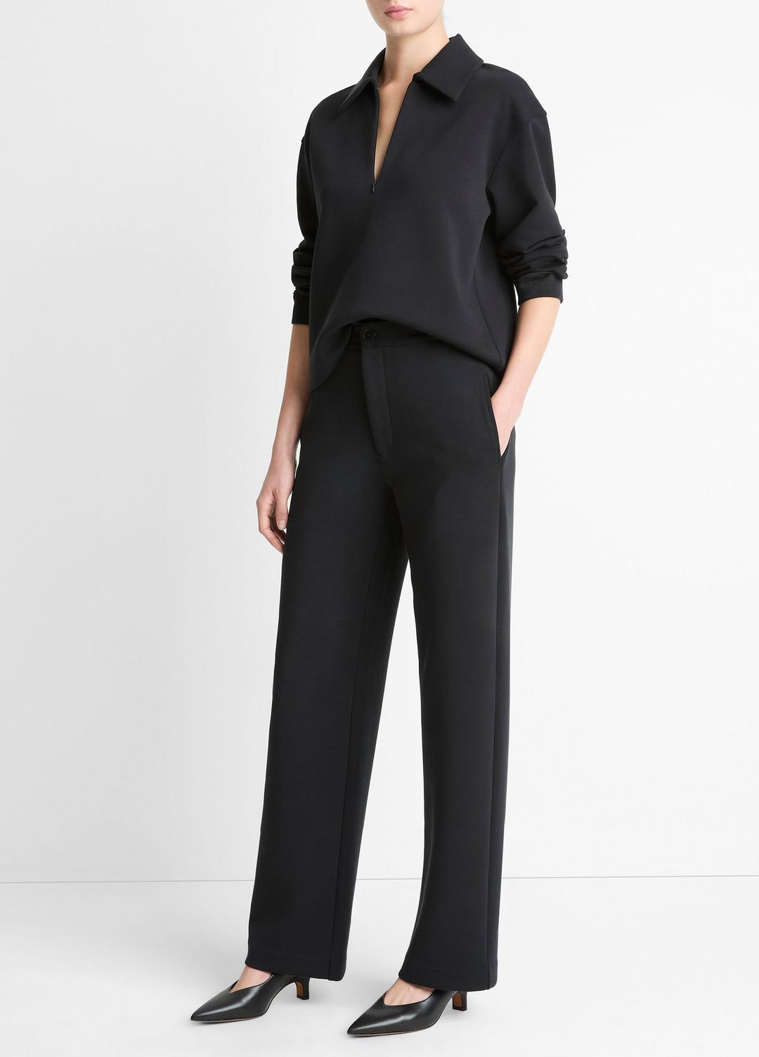 VINCE Cotton-Blend Trouser in Trousers