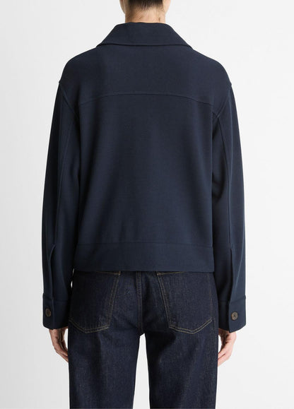 VINCE Double-Face Cropped Jacket in Jackets