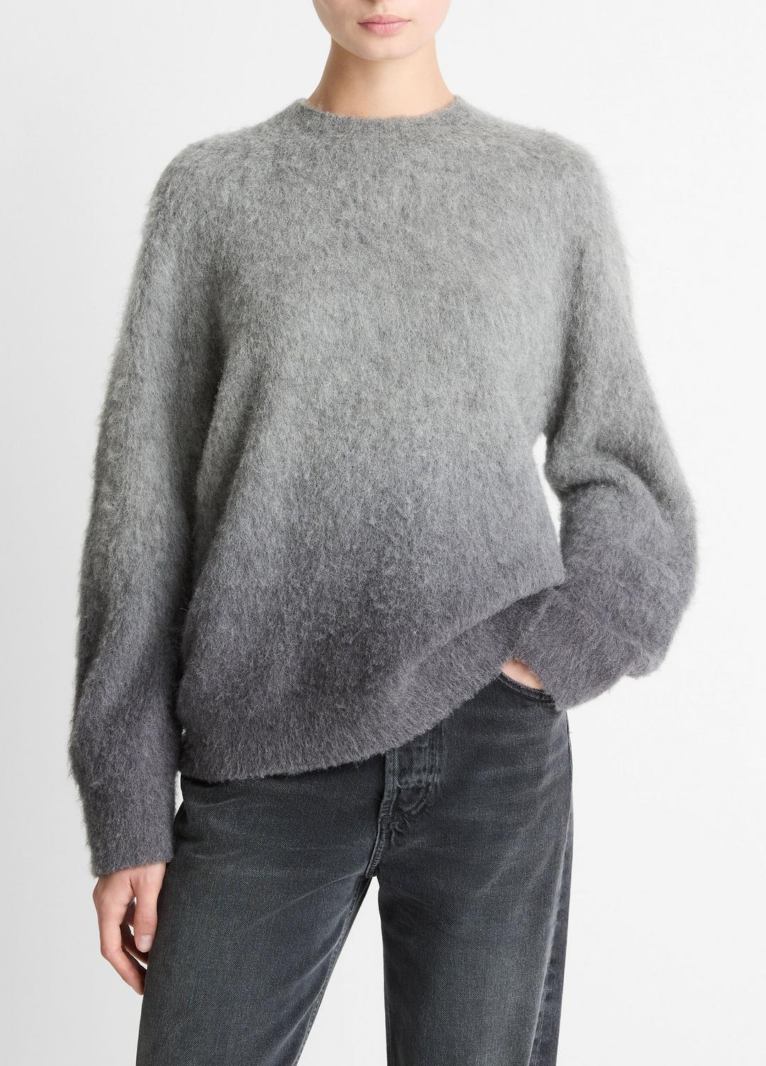 VINCE Ombré Alpaca & Wool-Blend Sweater in Crew Neck