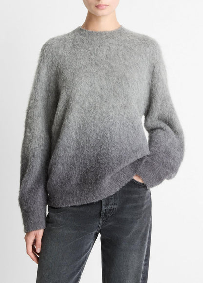 VINCE Ombré Alpaca & Wool-Blend Sweater in Crew Neck