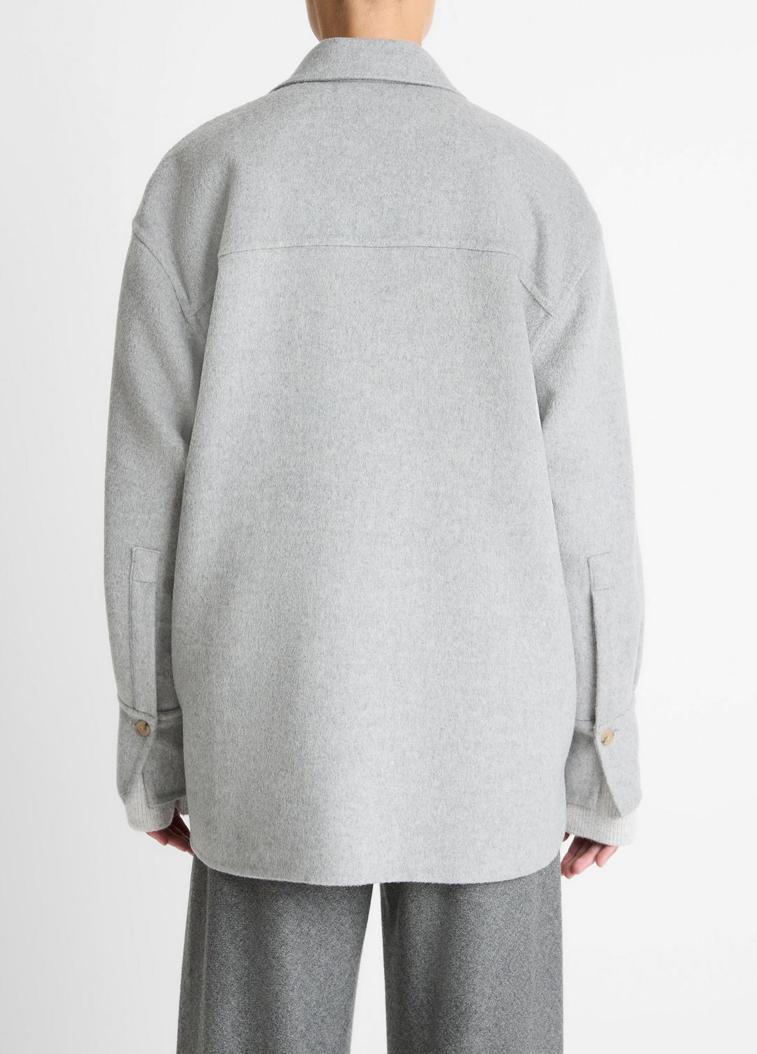 VINCE Double-Face Wool & Cashmere-Blend Shirt Jacket in Jackets