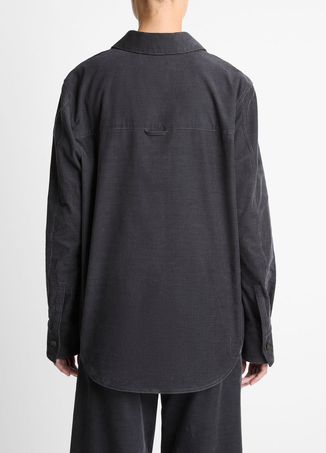 VINCE Cotton Corduroy Oversized Shirt in Long Sleeve