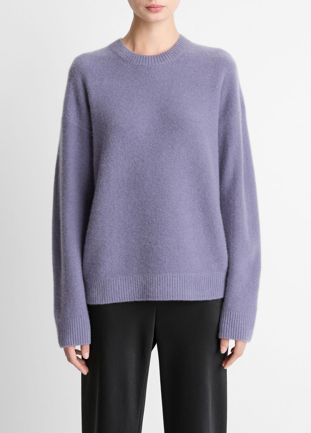 VINCE Plush Cashmere Crew Neck Sweater in Crew Neck