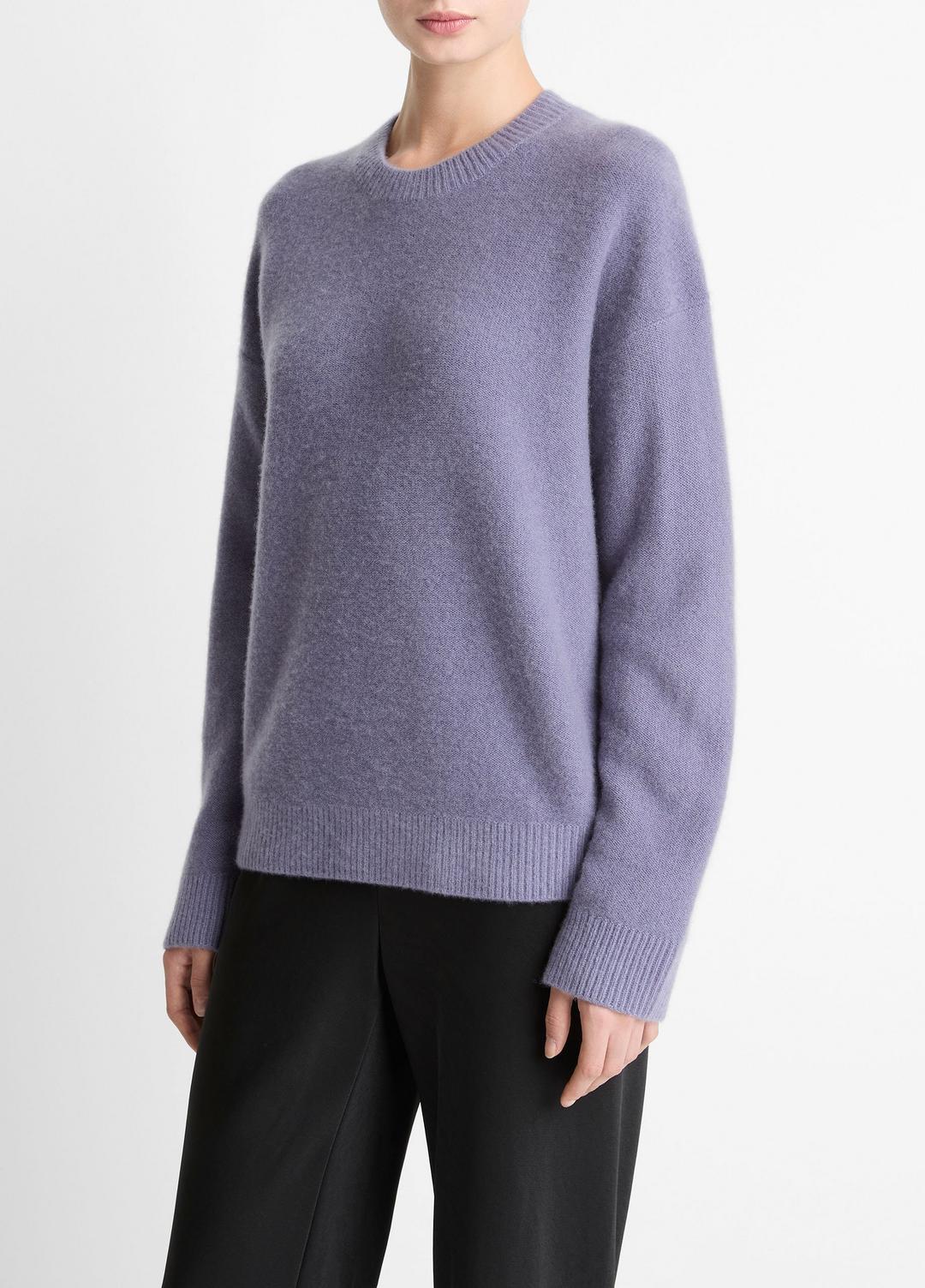 VINCE Plush Cashmere Crew Neck Sweater in Crew Neck