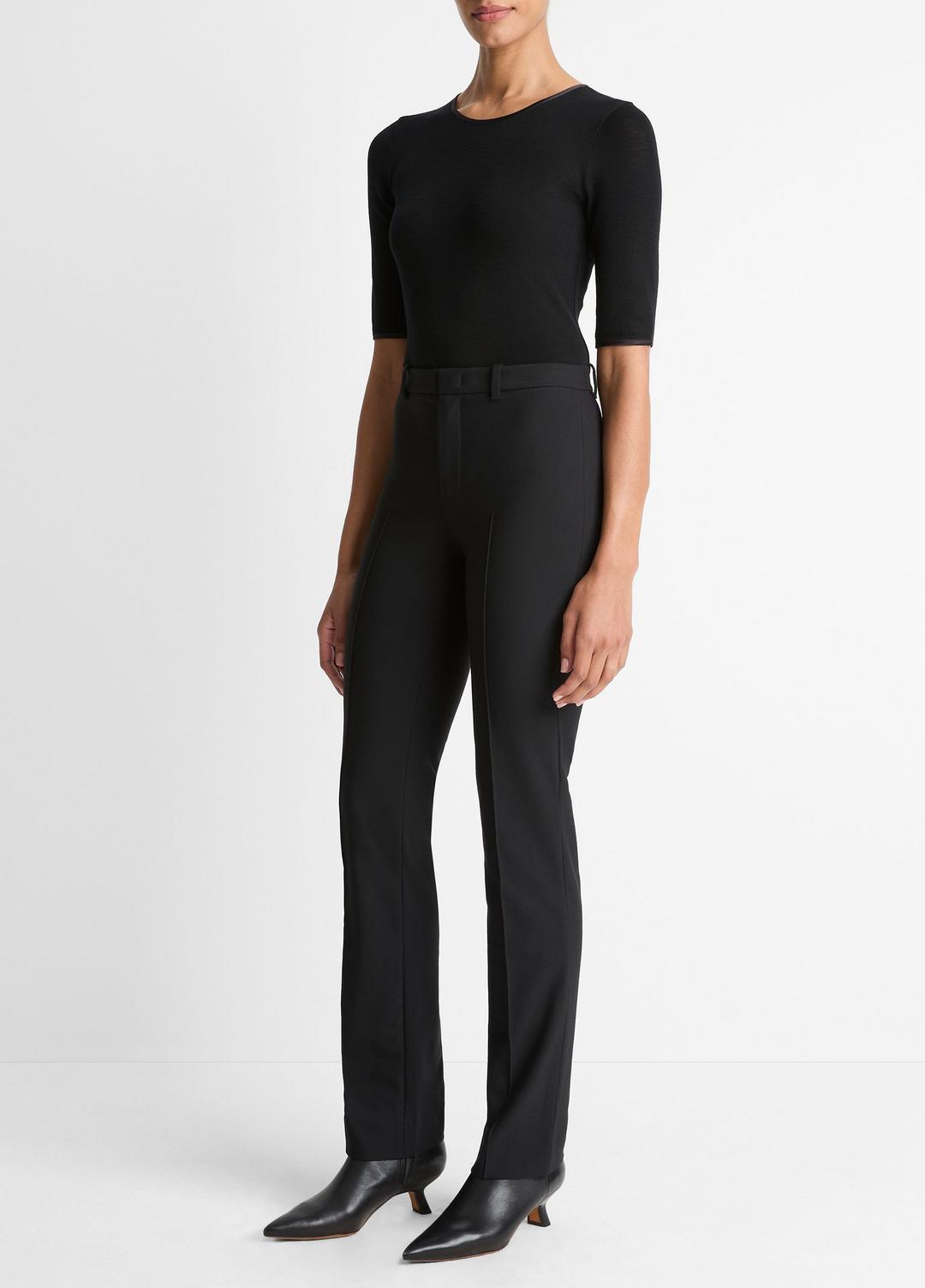 VINCE Cotton-Blend Slim Cigarette Pant in Trousers