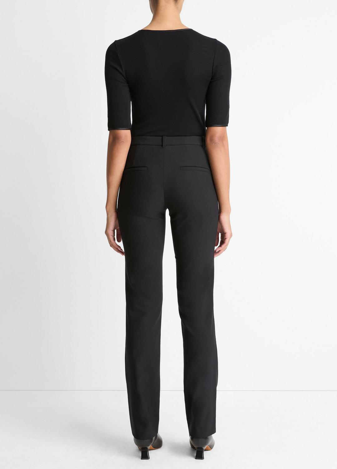 VINCE Cotton-Blend Slim Cigarette Pant in Trousers