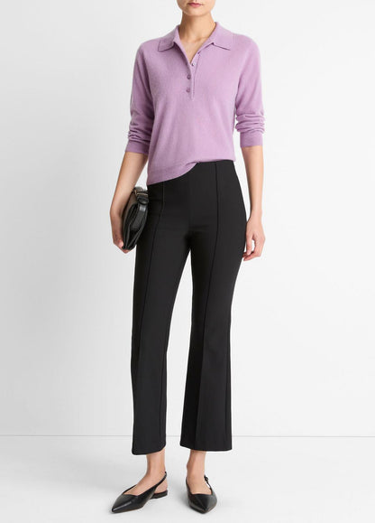 VINCE Cashmere-Silk Polo Sweater in Cashmere