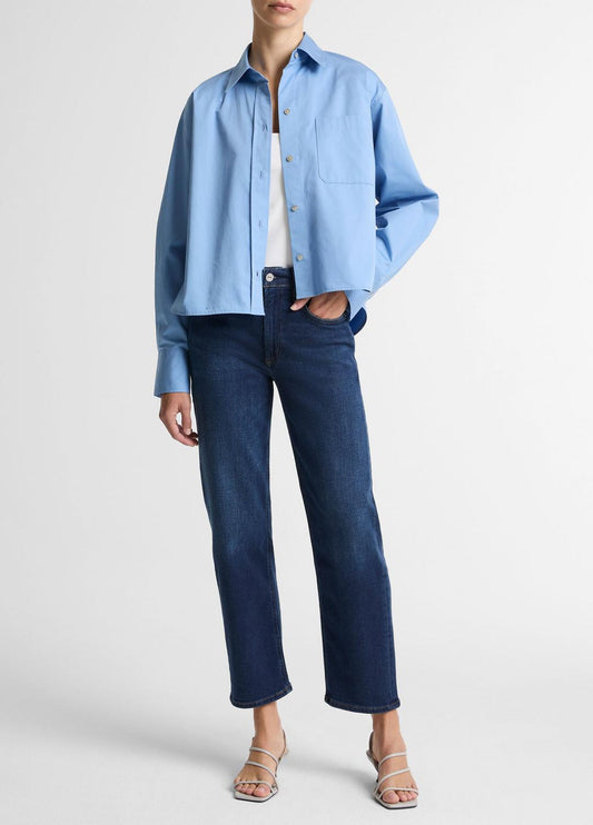 VINCE Citizens of Humanity Delfina Straight-Leg Jean in Denim