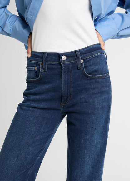 VINCE Citizens of Humanity Delfina Straight-Leg Jean in Denim