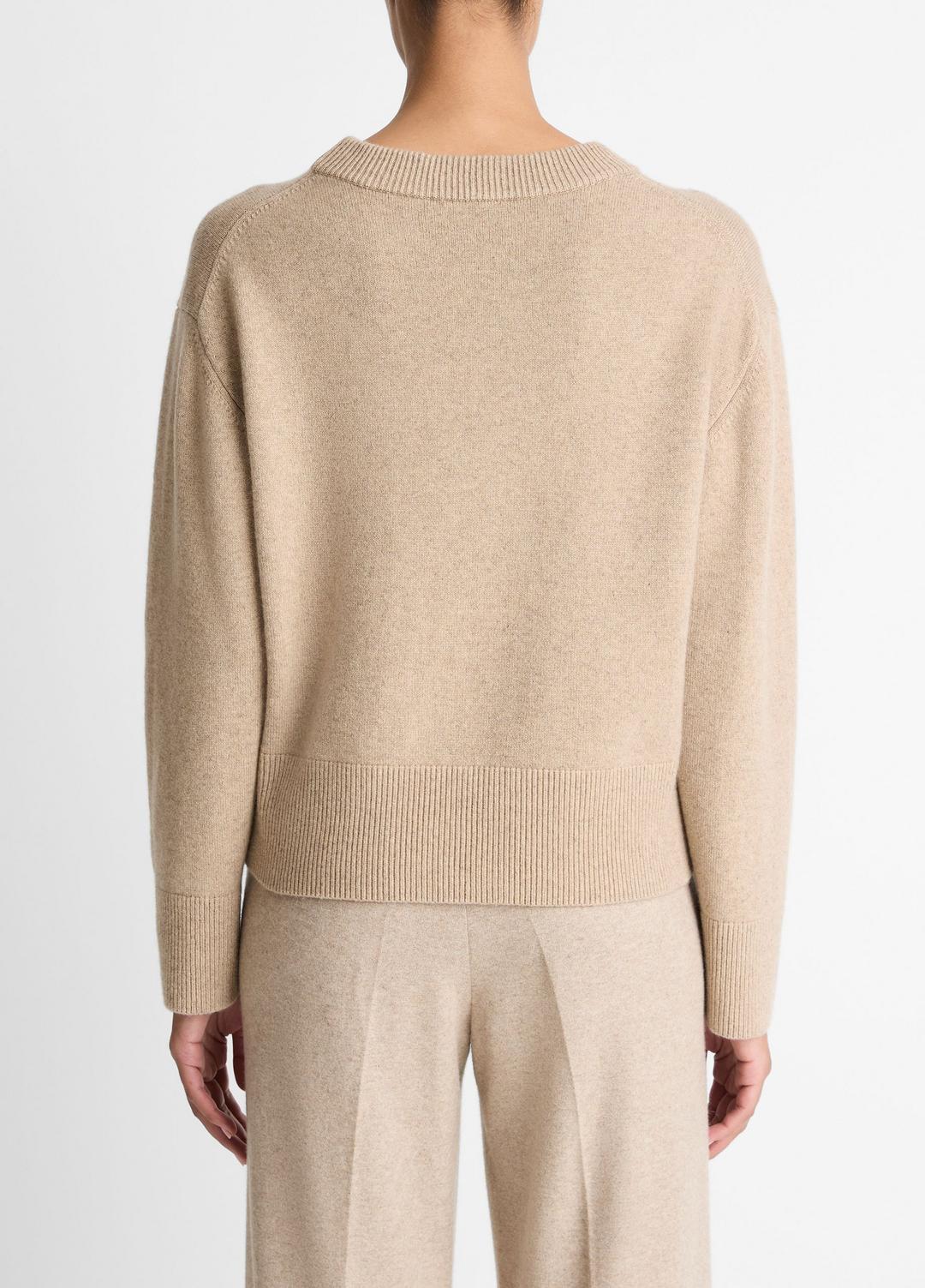 VINCE Wool-Cashmere V-Neck Sweater in V-Neck