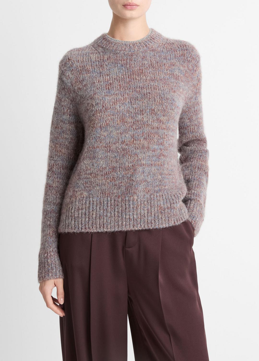 VINCE Marled Crew Neck Sweater in Crew Neck