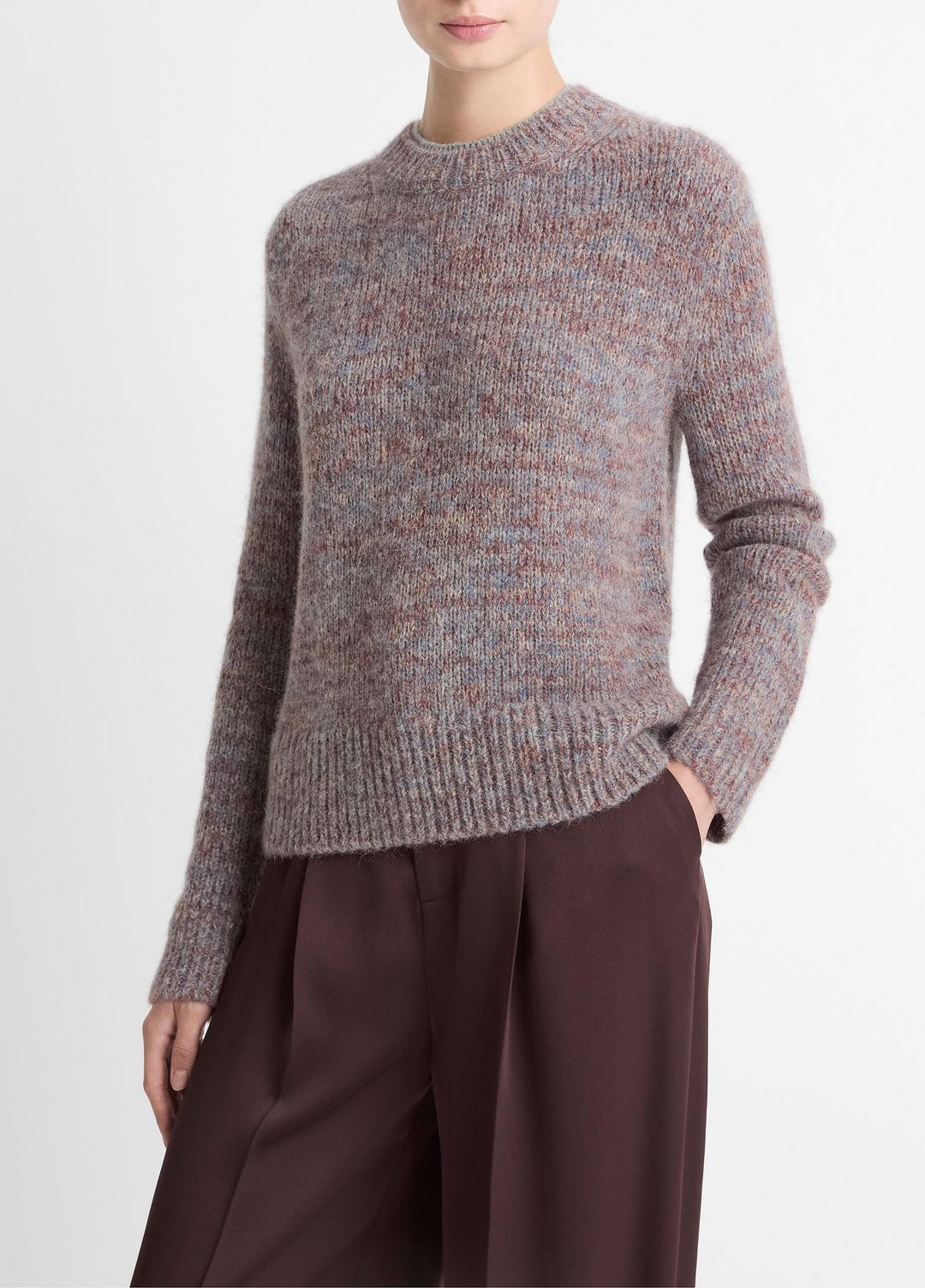 VINCE Marled Crew Neck Sweater in Crew Neck
