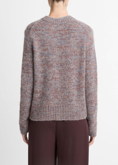 VINCE Marled Crew Neck Sweater in Crew Neck