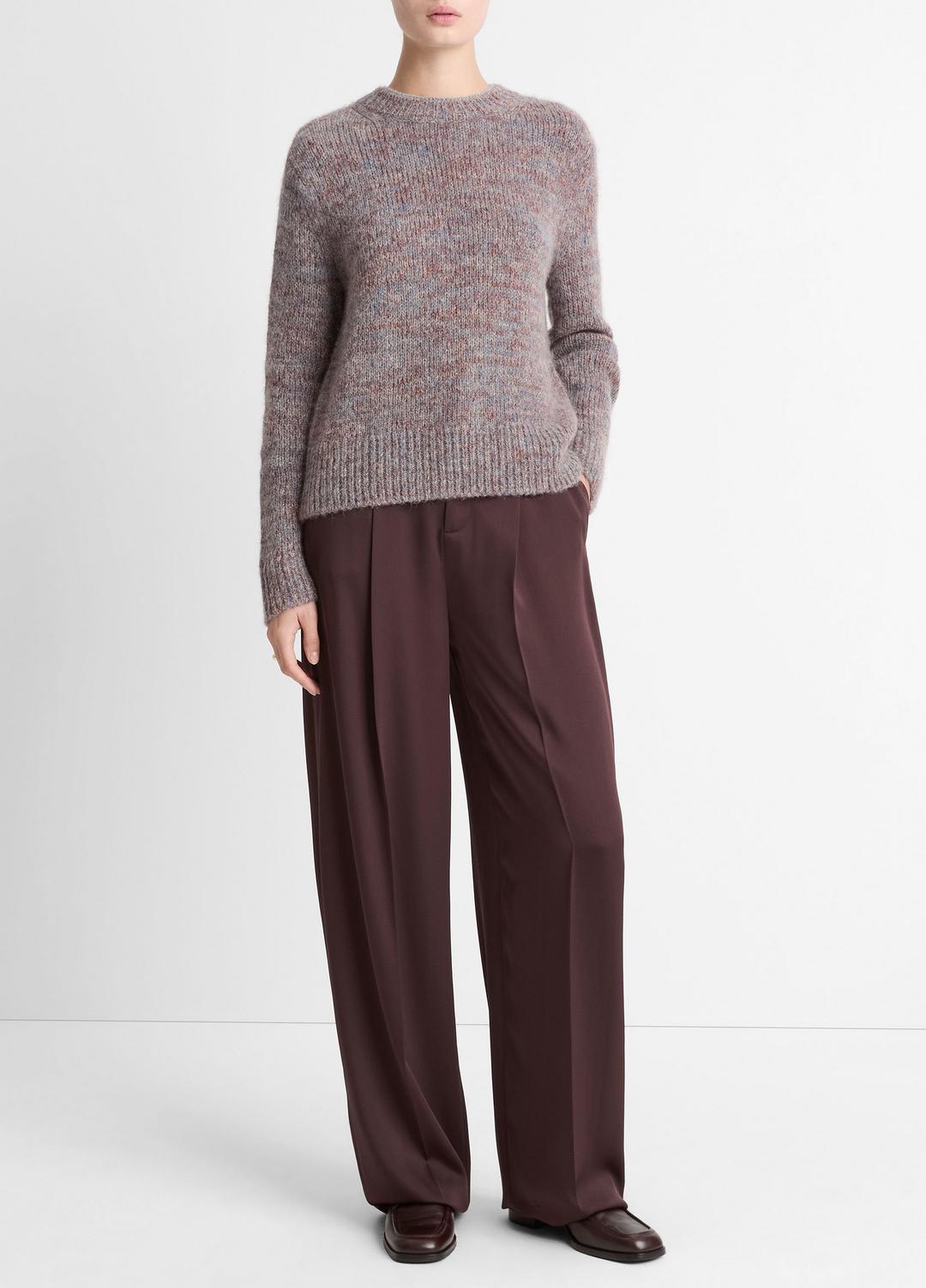 VINCE Marled Crew Neck Sweater in Crew Neck