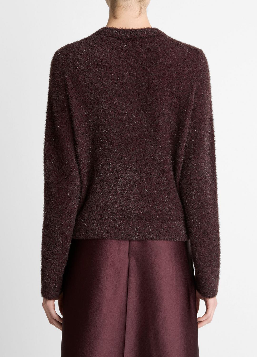 VINCE Metallic Eyelash Cardigan in Cardigans