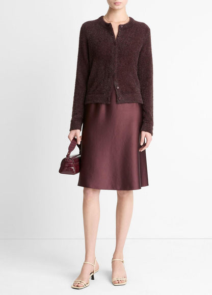 VINCE Metallic Eyelash Cardigan in Cardigans