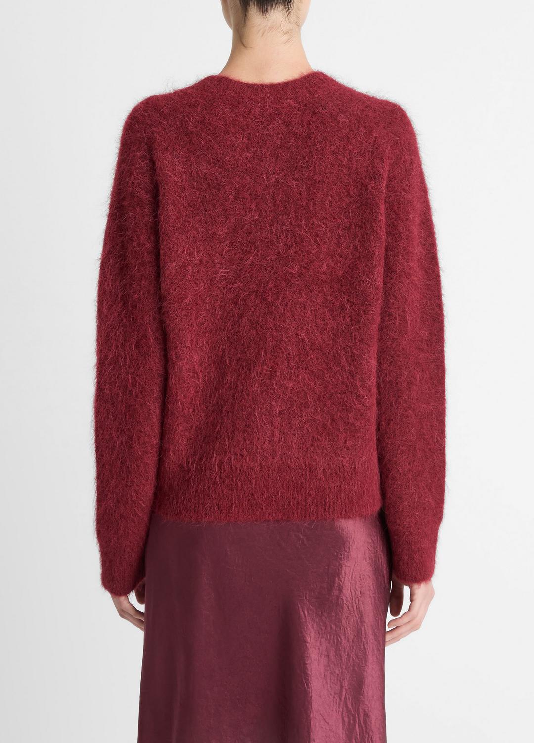 VINCE Brushed Alpaca-Blend Crew Neck Sweater in Crew Neck