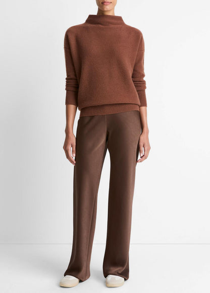 VINCE Plush Cashmere Funnel-Neck Sweater in Turtleneck