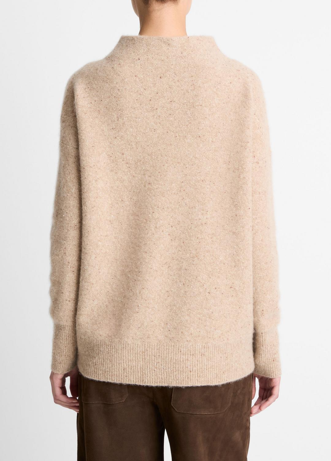 VINCE Donegal Cashmere Funnel-Neck Sweater in Turtleneck