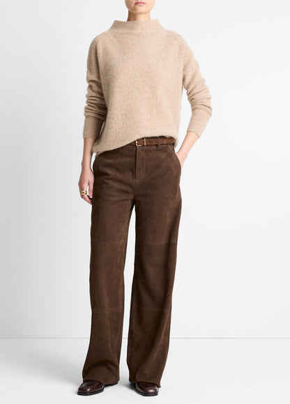 VINCE Donegal Cashmere Funnel-Neck Sweater in Turtleneck