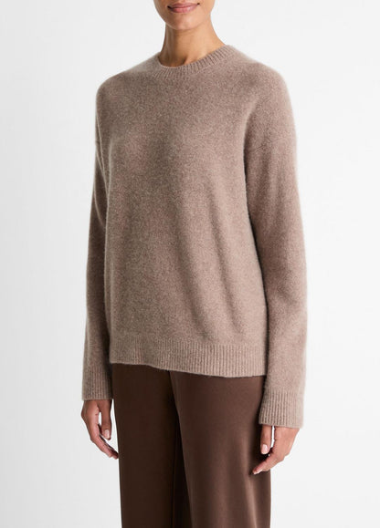VINCE Plush Cashmere Crew Neck Sweater in Crew Neck