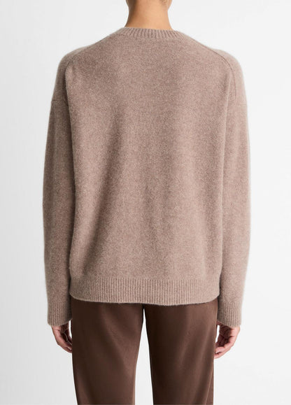 VINCE Plush Cashmere Crew Neck Sweater in Crew Neck