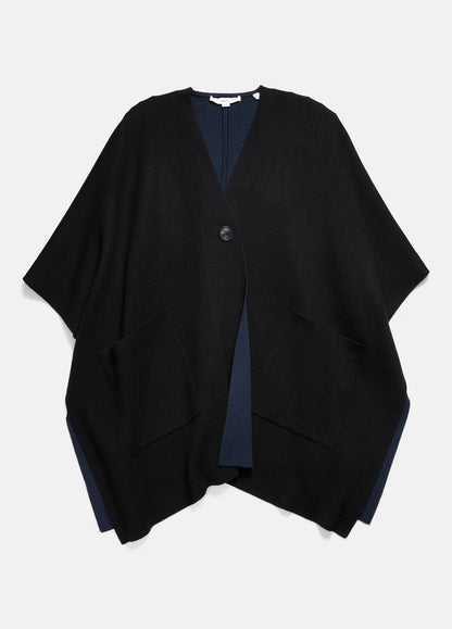 VINCE Wool and Cashmere Double-Face Cape in Sweaters