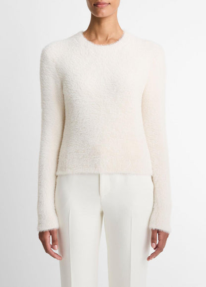 VINCE Eyelash Crew Neck Sweater in Crew Neck