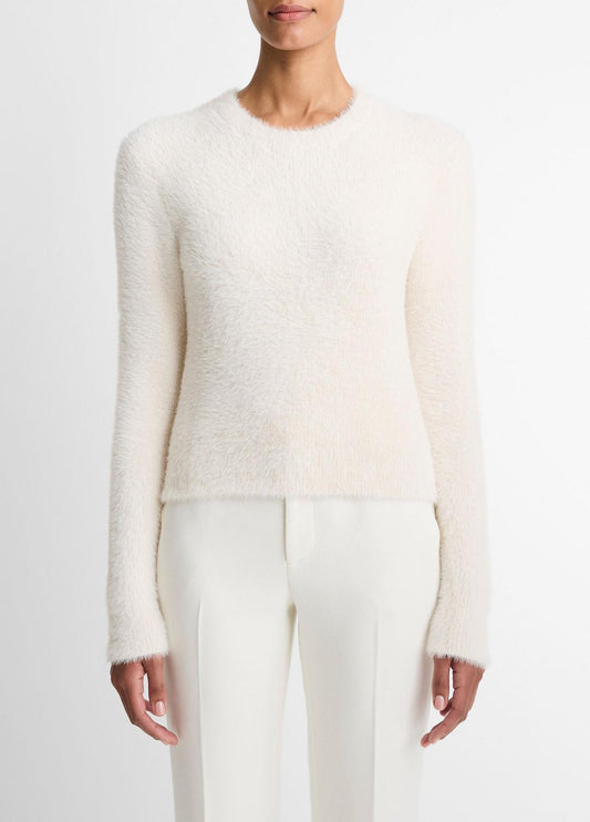 VINCE Eyelash Crew Neck Sweater in Crew Neck