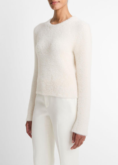 VINCE Eyelash Crew Neck Sweater in Crew Neck