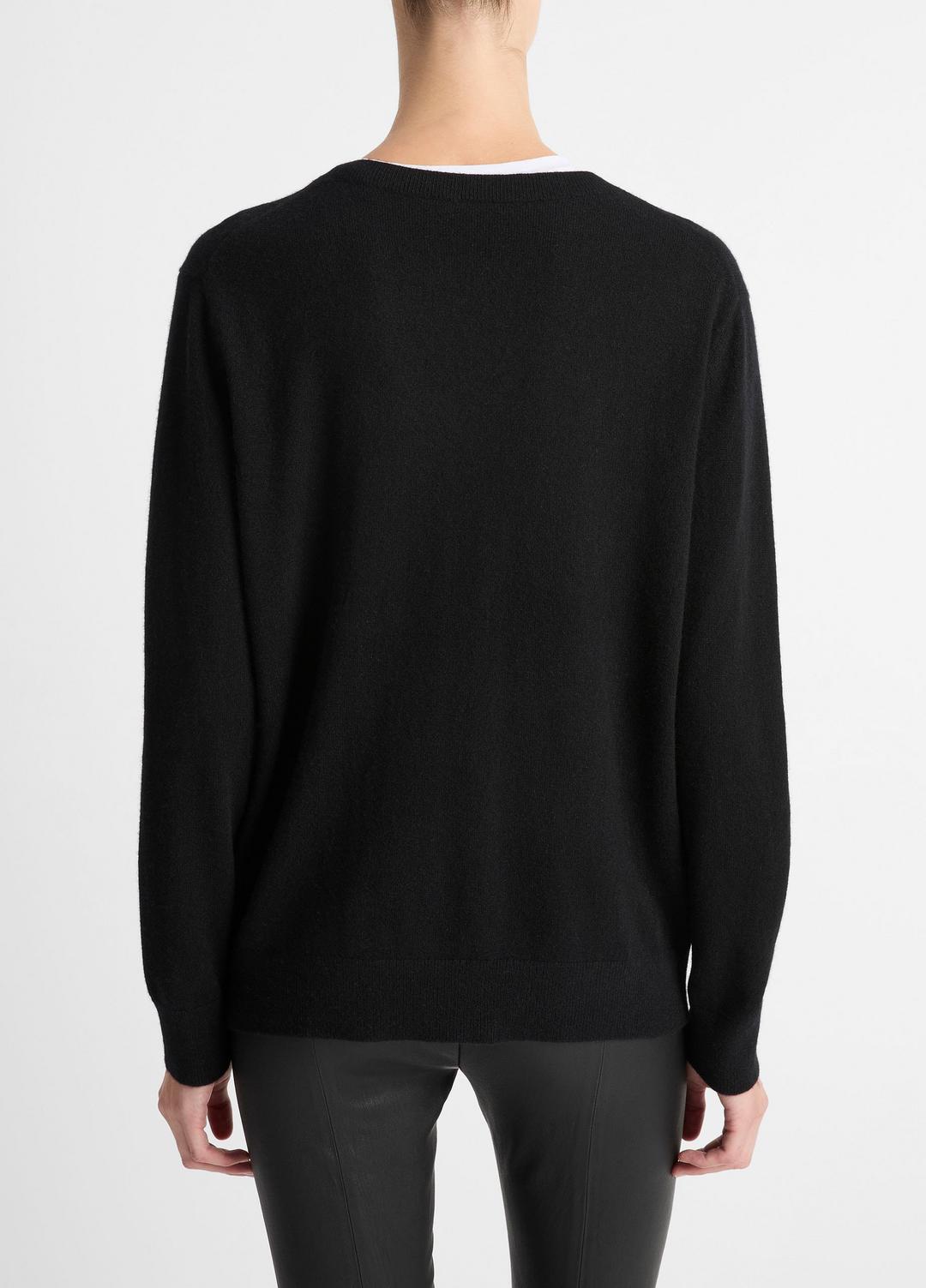 VINCE Cashmere Weekend V-Neck Sweater in V-Neck