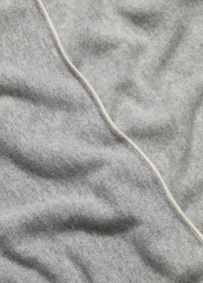 VINCE Tipped Jersey-Knit Cashmere Cape in Sweaters