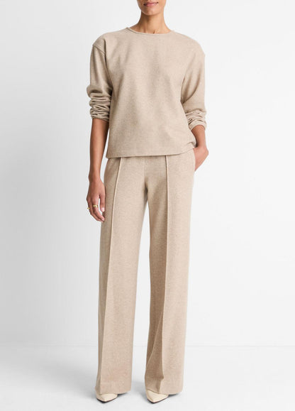 VINCE Italian Wool-Blend Lounge Pullover in Sweatshirts & Hoodies