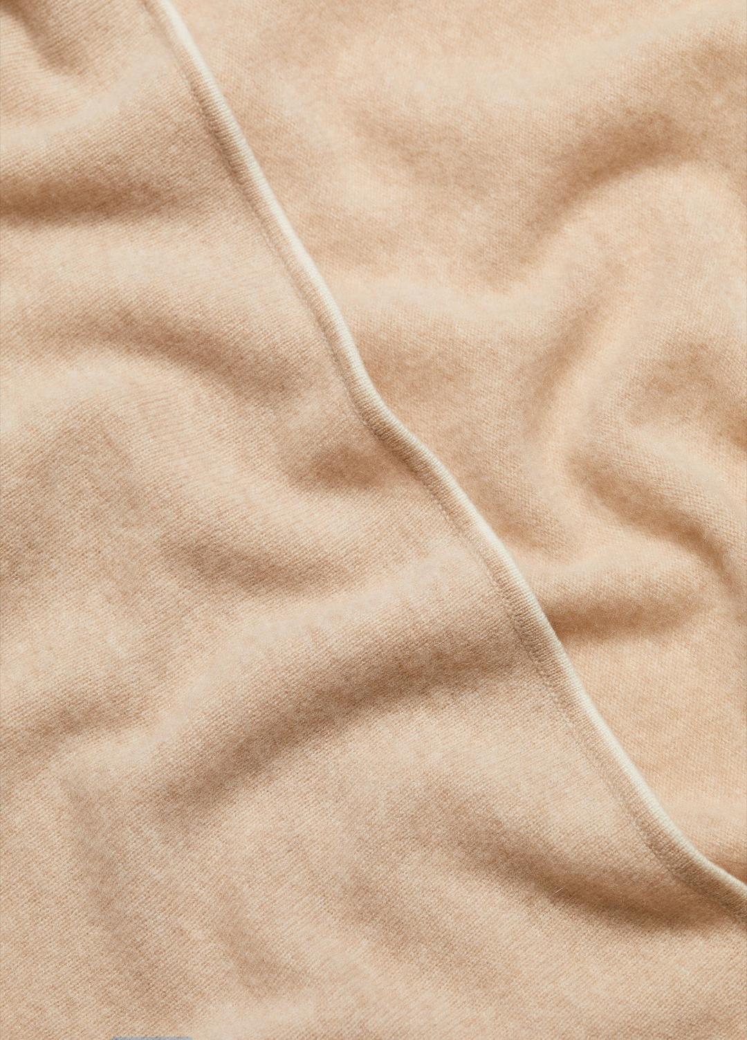 VINCE Tipped Jersey-Knit Cashmere Cape in Sweaters