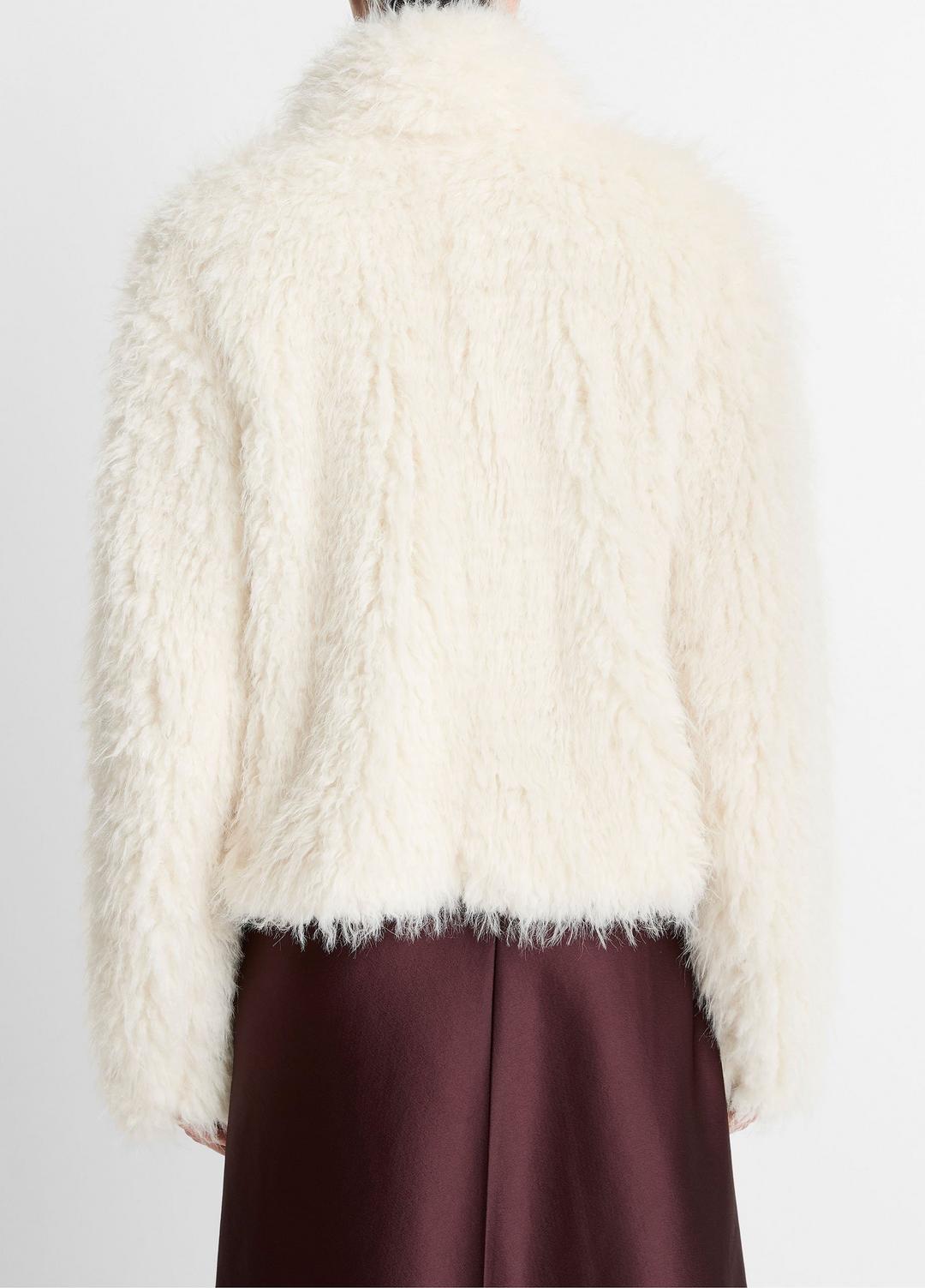 VINCE Shaggy Faux-Fur Jacket in Jackets